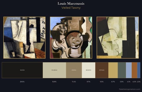 Louis Marcoussis Palette 5 - Veiled Tawny