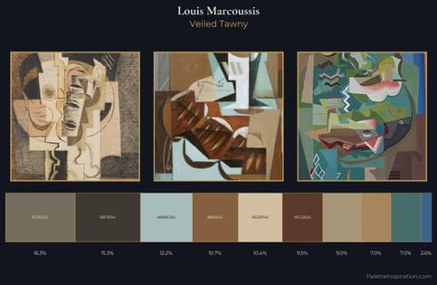 Louis Marcoussis Palette 6 - Veiled Tawny