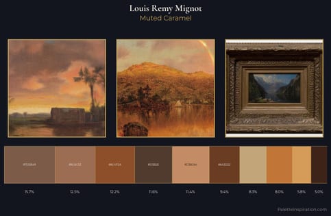 Louis Remy Mignot Palette 4 - Muted Caramel