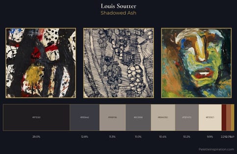 Louis Soutter Palette 3 - Shadowed Ash