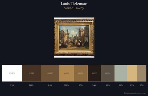Louis Tielemans Palette 1 - Veiled Tawny