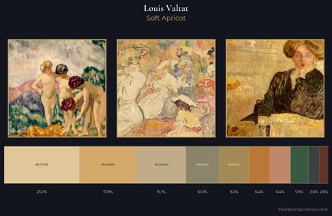 Louis Valtat Palette 1 - Soft Apricot