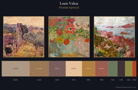 Louis Valtat Palette 2 - Muted Apricot