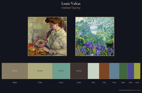 Louis Valtat Palette 3 - Veiled Tawny