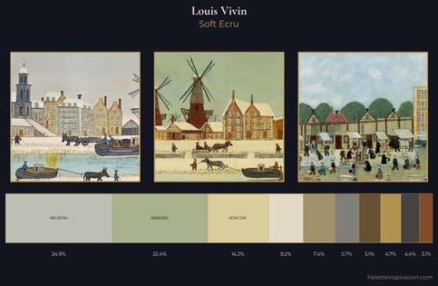 Louis Vivin Palette 1 - Soft Ecru