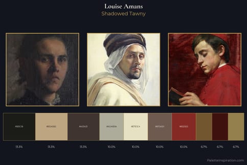 Louise Amans Master Palette - Shadowed Tawny