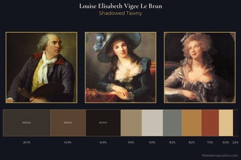 Louise Elisabeth Vigee Le Brun Master Palette