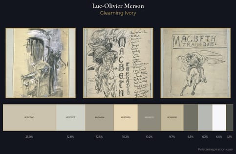 Luc-Olivier Merson Palette 1