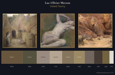 Luc-Olivier Merson Palette 7 - Veiled Tawny