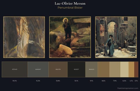 Luc-Olivier Merson Palette 9 - Penumbral Bister