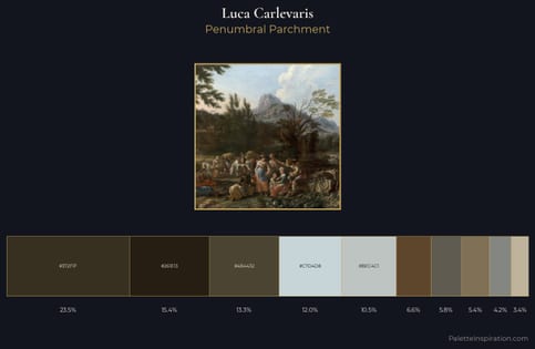 Luca Carlevaris Palette 4 - Penumbral Parchment