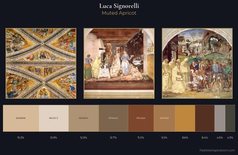 Luca Signorelli Palette 3 - Muted Apricot