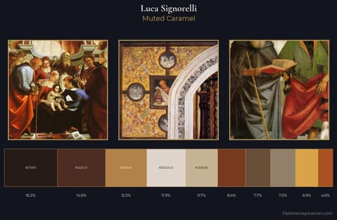 Luca Signorelli Palette 7 - Muted Caramel