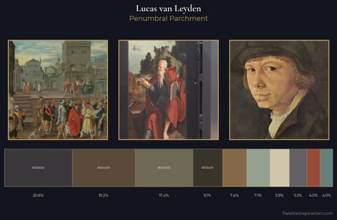 Lucas van Leyden Palette 4 - Penumbral Parchment
