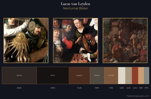 Lucas van Leyden Palette 5 - Nocturnal Bister