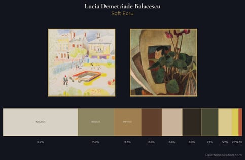 Lucia Demetriade Balacescu Palette 1 - Soft Ecru