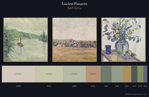 Lucien Pissarro Palette 2 - Soft Ecru