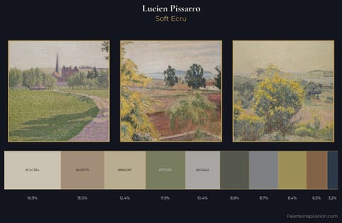 Lucien Pissarro Palette 6 - Soft Ecru