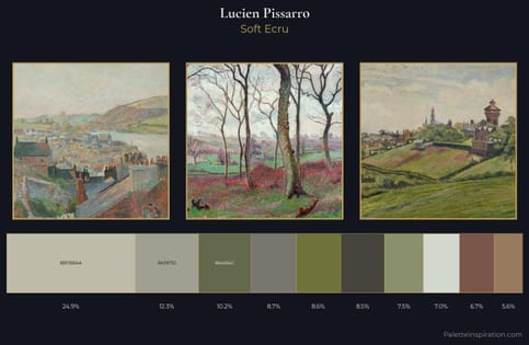 Lucien Pissarro Palette 7