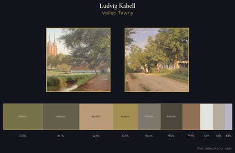 Ludvig Kabell Palette 1 - Veiled Tawny