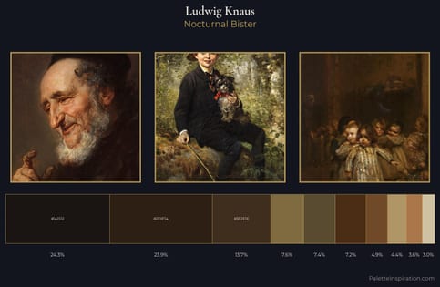 Ludwig Knaus Palette 6 - Nocturnal Bister
