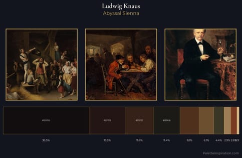 Ludwig Knaus Palette 9 - Abyssal Sienna