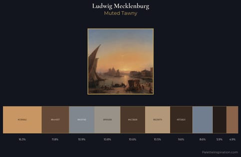 Ludwig Mecklenburg Palette 2 - Muted Tawny