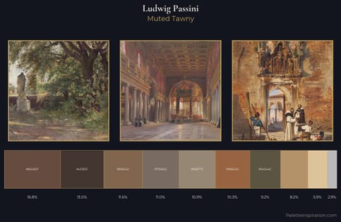 Ludwig Passini Palette 4 - Muted Tawny
