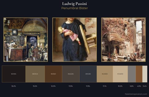 Ludwig Passini Palette 7 - Penumbral Bister