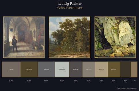 Ludwig Richter Palette 3 - Veiled Parchment