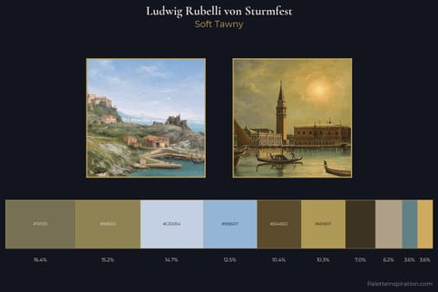 Ludwig Rubelli von Sturmfest Master Palette - Soft Tawny