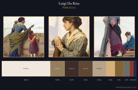 Luigi Da Rios Palette 5 - Pale Ecru