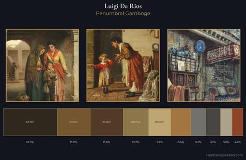 Luigi Da Rios Palette 7 - Penumbral Gamboge