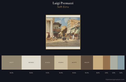 Luigi Premazzi Palette 1 - Soft Ecru