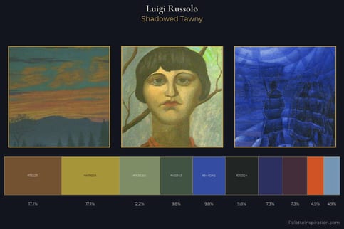 Luigi Russolo Master Palette - Shadowed Tawny