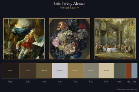 Luis Paret y Alcazar Master Palette