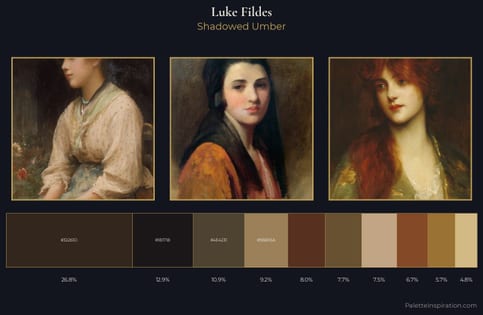 Luke Fildes Palette 2 - Shadowed Umber