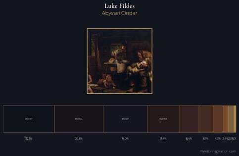 Luke Fildes Palette 7 - Abyssal Cinder