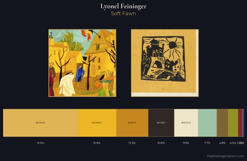 Lyonel Feininger Palette 3 - Soft Fawn