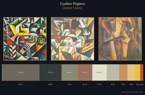 Lyubov Popova Palette 2 - Veiled Tawny
