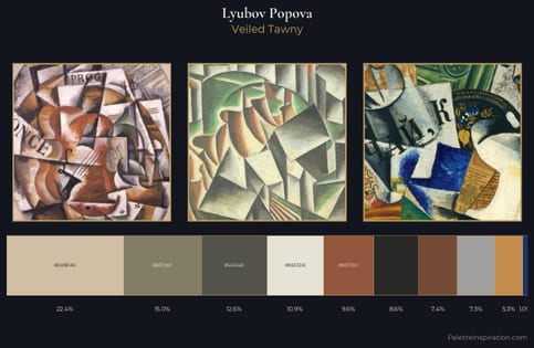 Lyubov Popova Palette 3 - Veiled Tawny