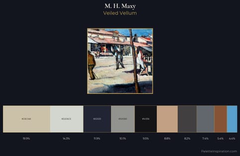 M. H. Maxy Palette 1 - Veiled Vellum
