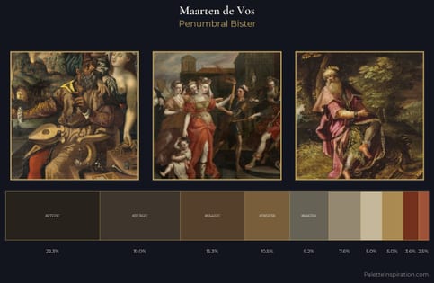 Maarten de Vos Palette 5 - Penumbral Bister
