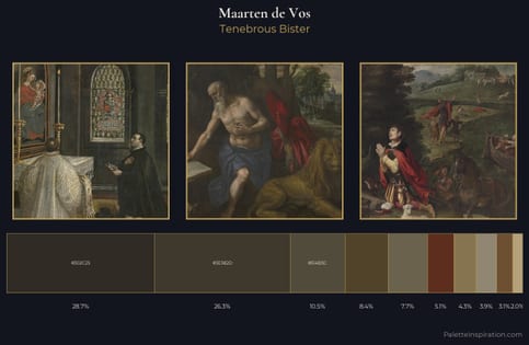 Maarten de Vos Palette 8 - Tenebrous Bister
