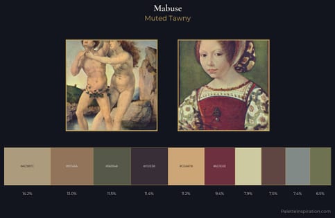 Mabuse Palette 4 - Muted Tawny