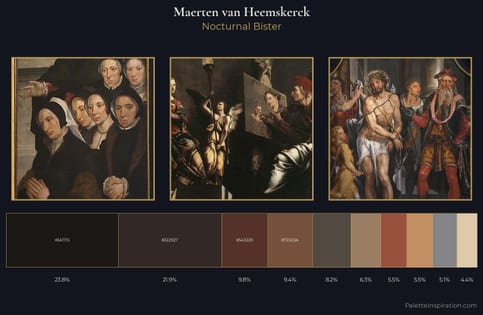Maerten van Heemskerck Palette 9