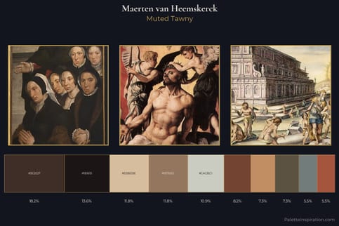Maerten van Heemskerck Master Palette
