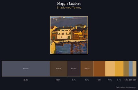Maggie Laubser Palette 2 - Shadowed Tawny