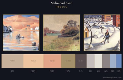 Mahmoud Saiid Palette 2 - Pale Ecru