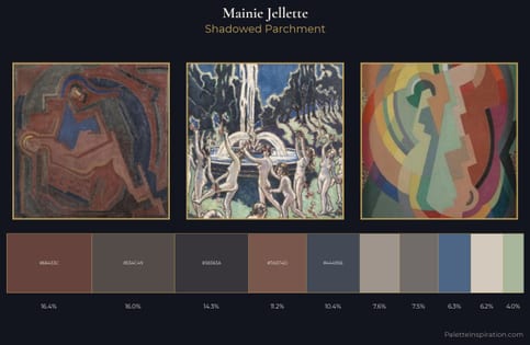 Mainie Jellette Palette 3 - Shadowed Parchment